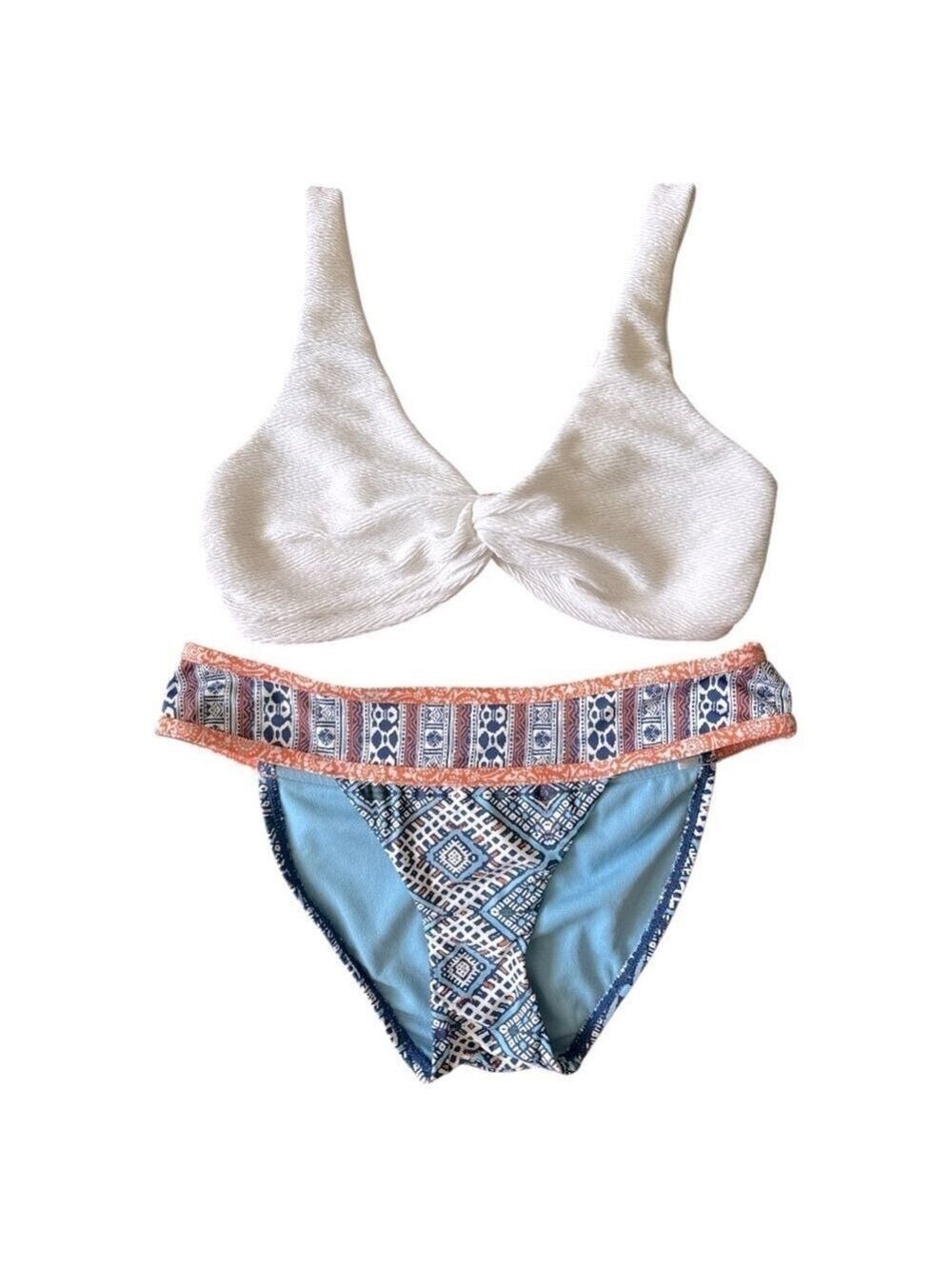 Anne Cole Swim Systems Twist Front Bikini Small